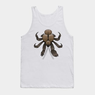 Coconut crab cartoon illustration Tank Top